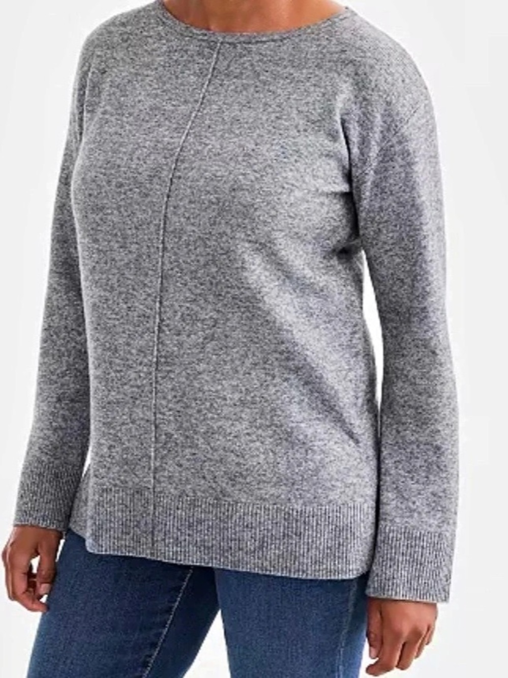 Style &Co. Crewneck Sweater in Gray XL NWT
